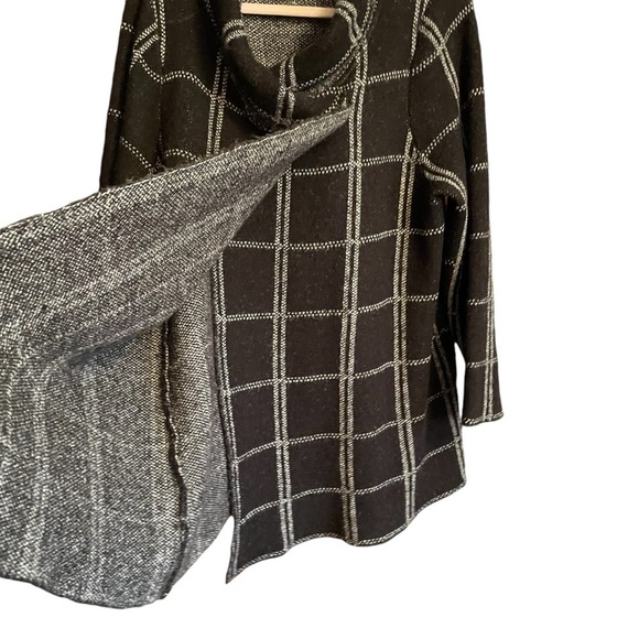 Ellen Tracy Wool Blend Cardigan Sweater Coat Plus Size 2X Black
Windowpane Check - Picture 4 of 10